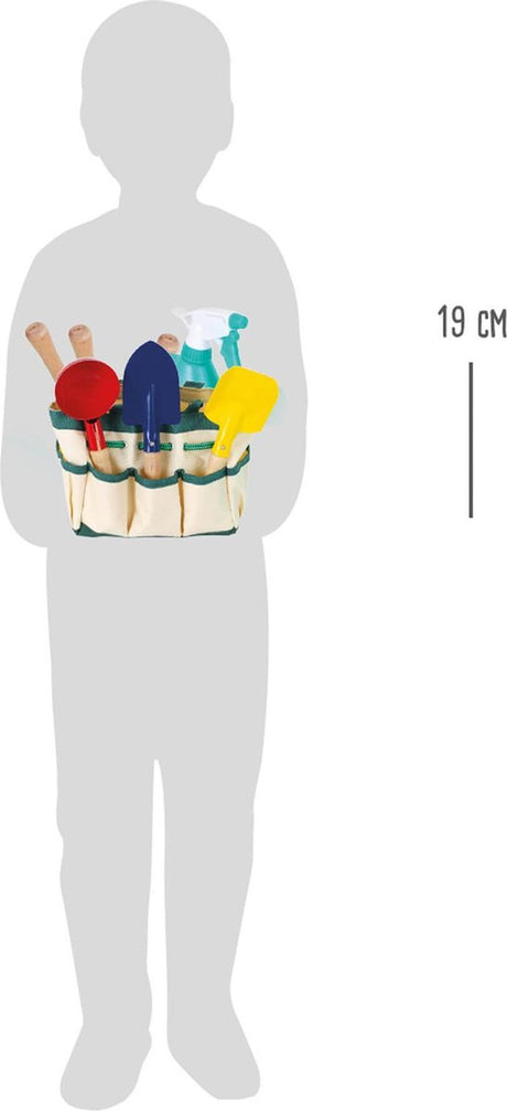 Lille fod - Tuintas med haveværktøjer, 8dlg.
