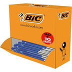 Kuglepen bic m10 blå 100 stk 0,4 mm