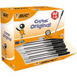 Bic cristal værdipakke med hætte medium sort