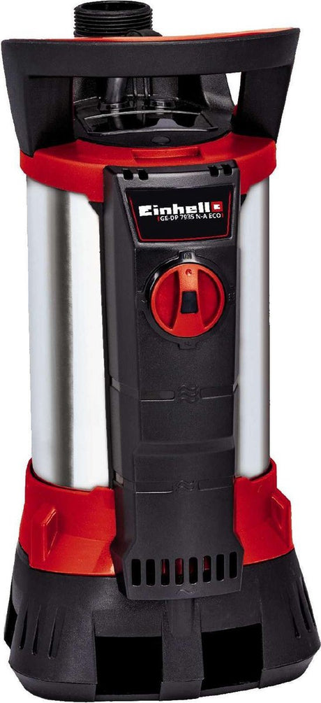 Einhell elektrisk snavsvandspumpe ge-dp 7935 n-a eco - 790 w - 19000 l h - snavs op til ø35 mm - aqua-sensor teknologi - inkl. universal slangetilslutning