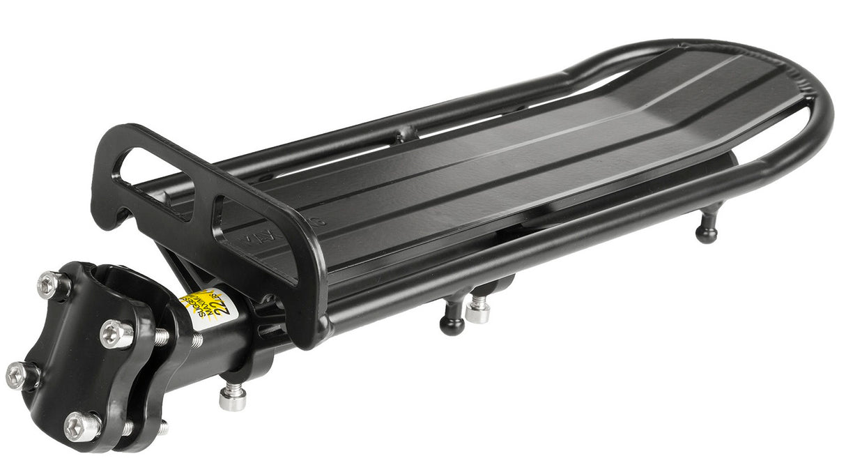 Msg sadelstolpe bagagebærer 10kg. mat sort