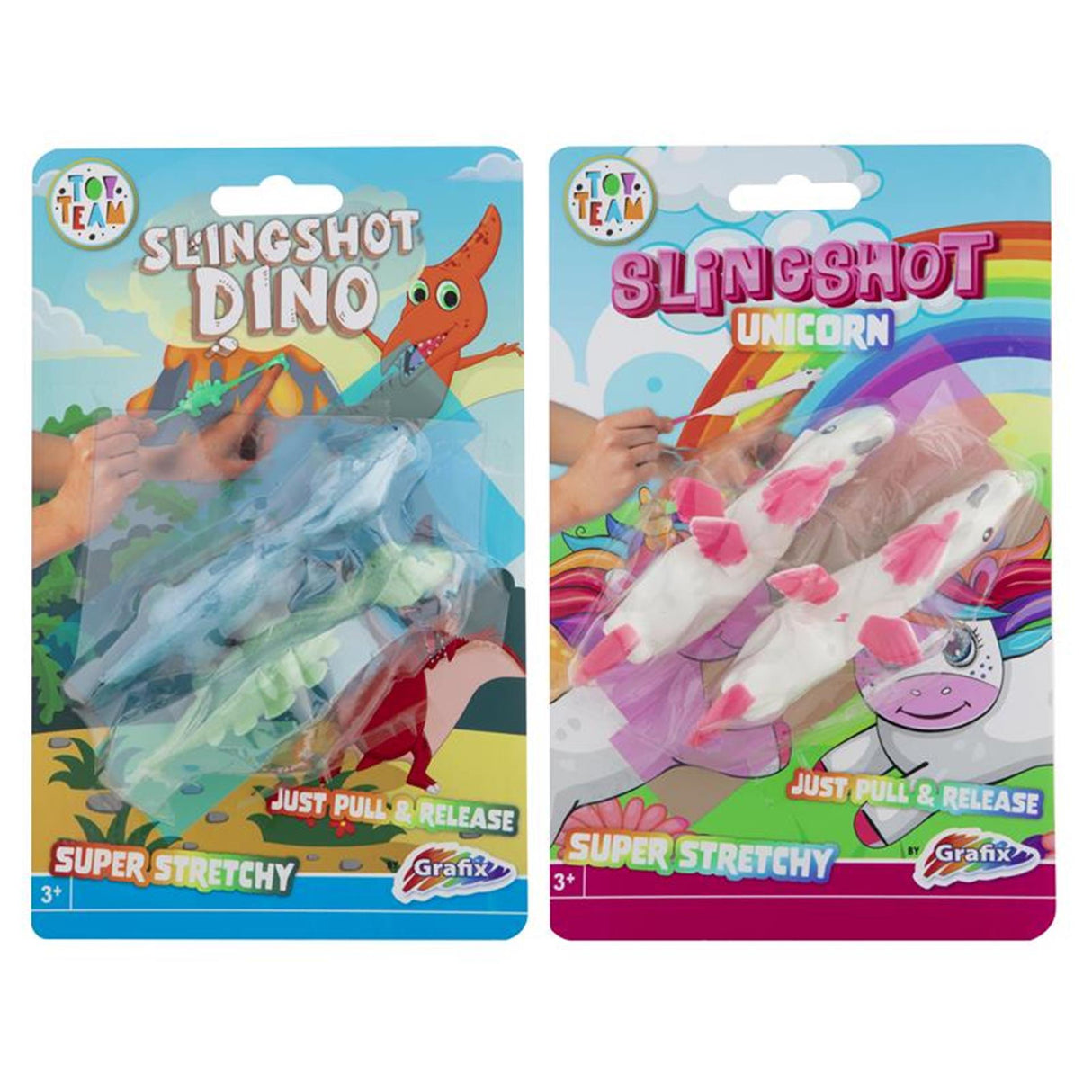 Grafix slingshot shooter enhjørning eller dino