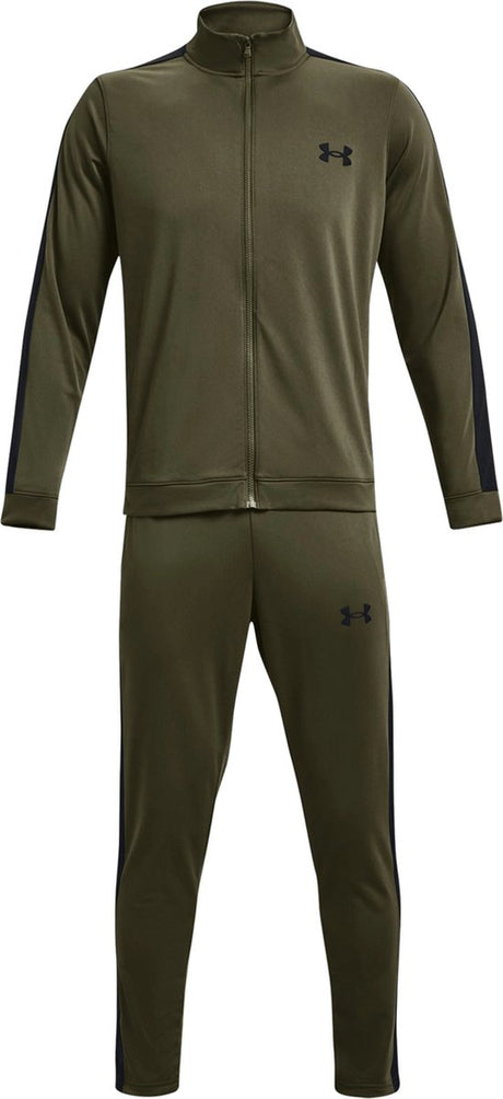 Under Armour UA Rival Knit Track Suit-GRN Træningsdragt til mænd - Navy OD Grøn - Sort