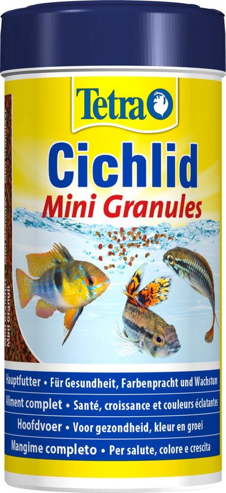 Tetra cichlide minigranulat - fiskefoder - 250 ml
