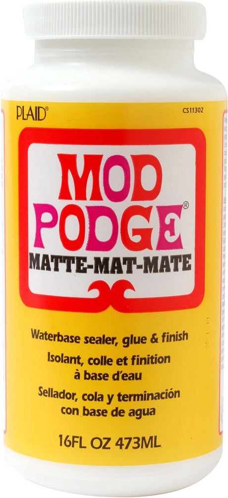 Mod podge mat - lijm en sealer voor hobby en decoratie - 473ml