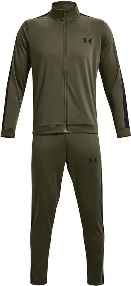 Under Armour UA Rival Knit Track Suit-GRN Træningsdragt til mænd - Navy OD Grøn - Sort