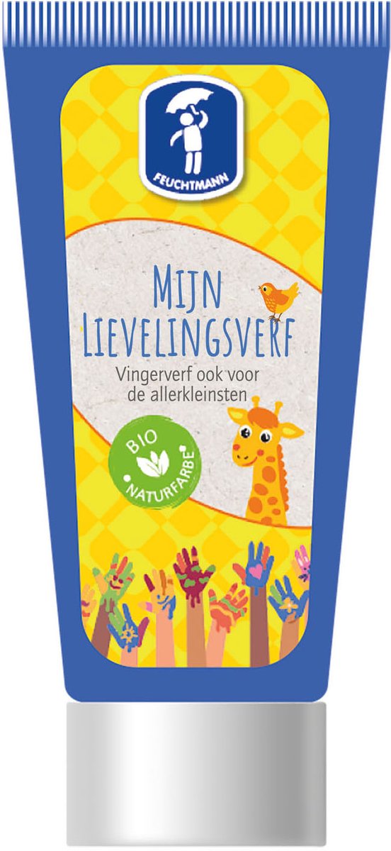 Feuchtmann min yndlingsmaling, fingermaling blå 75 g