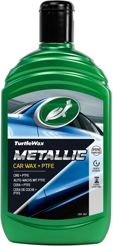 Skildpaddevoks metallisk voks+ptfe - langvarig beskyttelse - vandafvisende egenskaber - efterlader ingen rester eller striber - 500ml