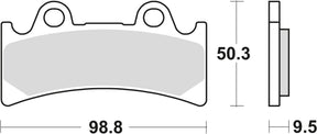 TRW bremseklodser MCB 656 bremseklodser MCB 656 SRQ sintrede metal racing