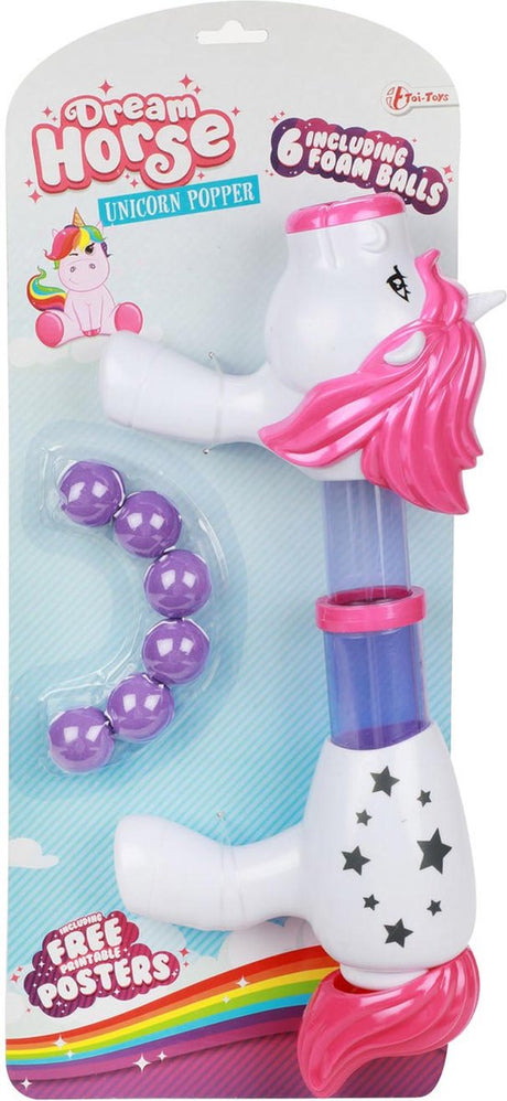 Dream Horse Unicorn Shielding Gun med skumkugler