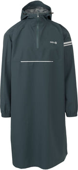 Agu lange mouw regen poncho deep sea green