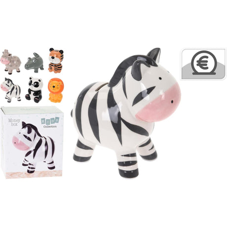 Home styling spaarpot dieren 6 assorti spaarpot dieren aardewerk 6 assorti