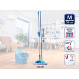 Leifheit powerclean gulvvisker m 33cm med teleskophåndtag 88-145cm