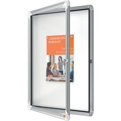 Udendørs vitrine nobo sikkerhedsglas 4x a4 59,5x67x4,5cm