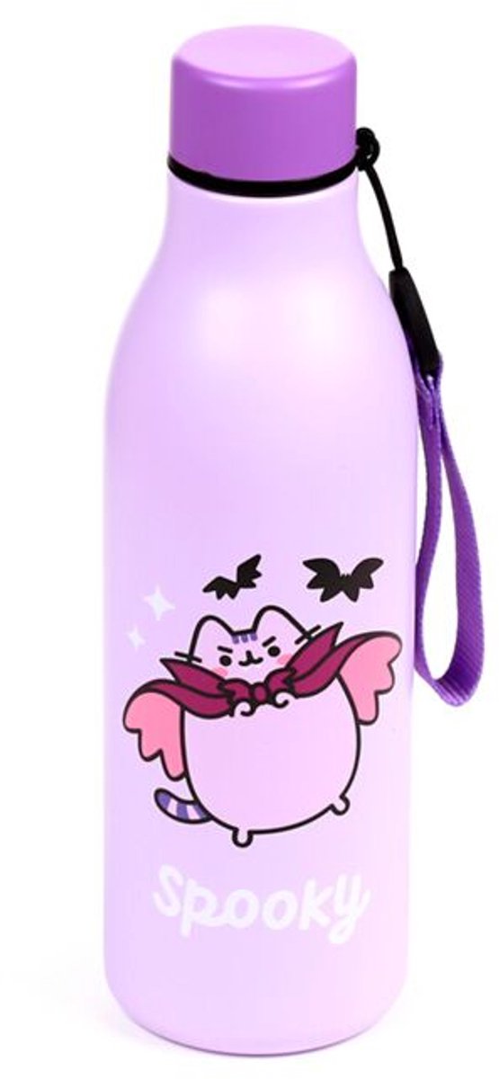 Puckator termokandeflaske - pusheen the cat halloween - rustfrit stål - 500ml