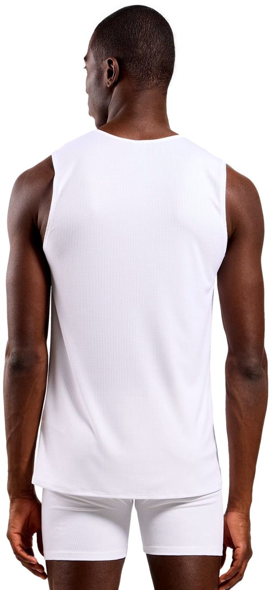 Odlo active let base layer singlet med rund hals - herre - hvid - xl