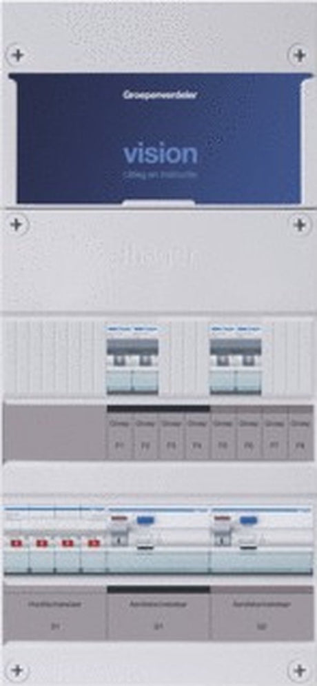 Hager vision installationsskab - vkg22l - e2xw2