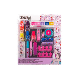 Opret det! Skønhedsmake-up boks neon glitter