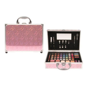 Casuelle make-up etui pink med sommerfugle