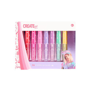 Opret det! create it lipgloss duft glitter, 7 stk.