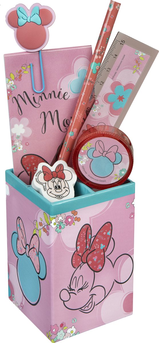 Minnie mouse fyldt blyantæske 7 stk