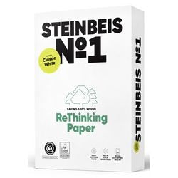 Kopipapir steinbeis classic a4 80 g m² glat hvid 100 % 500 ark