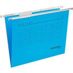 Hængemappe djois a4 djois 2662024600 280g m2 235x312mm blå 25 stk.