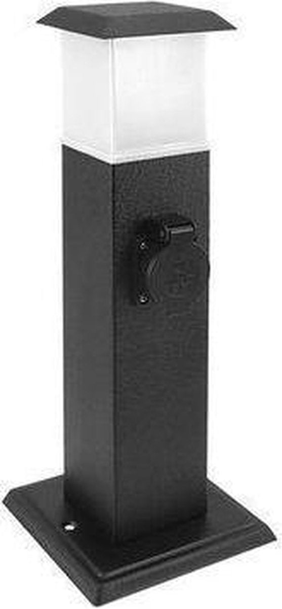 Q-link exin havestang med lampe 2 fatning ip44 ra sort