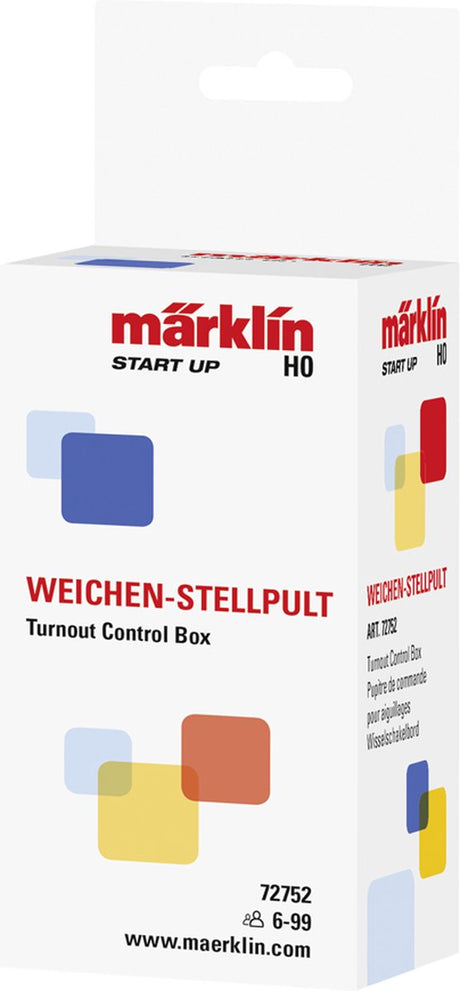 Märklin opstartskontakt kontrolpanel (startområde)