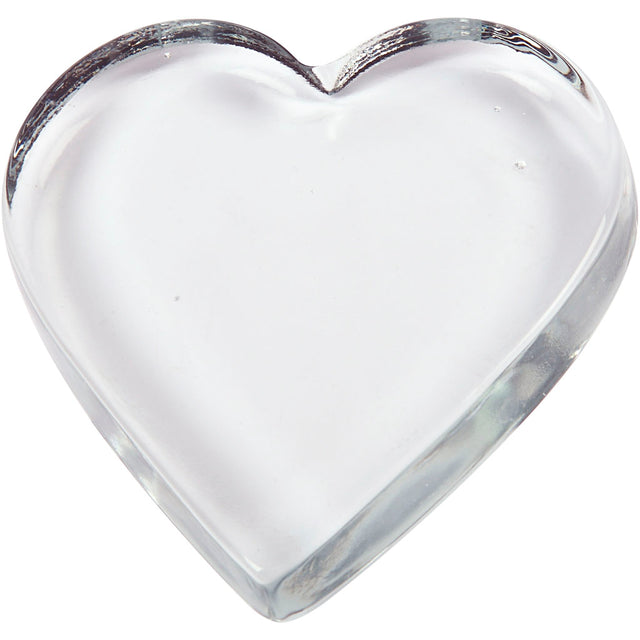 Creativ Company Hart Glas Transparent, 10x9cm