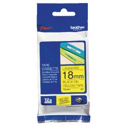 Brother labeltape tze641 18mmx8m zwart geel
