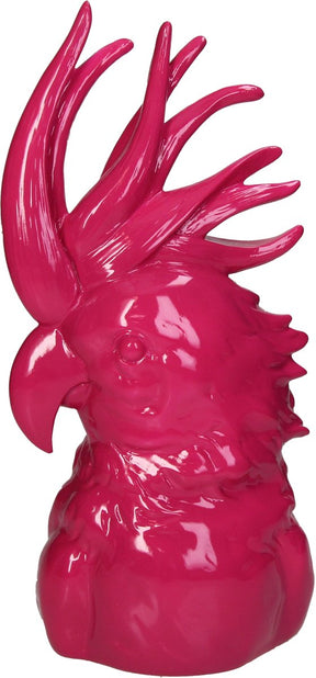 Hd collection ornament kaketoe polyresin 17x12,6x33,3cm