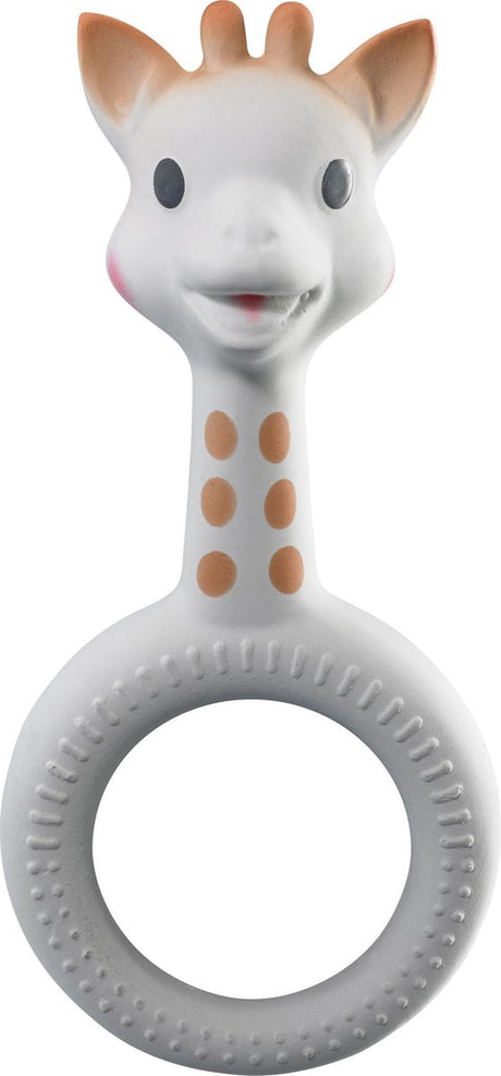 Sophie the giraffe so'pure bidering - bidelegetøj - bidelegetøj - babylegetøj - 100% naturgummi - 13,5x6,4x5,2 cm - beige brun