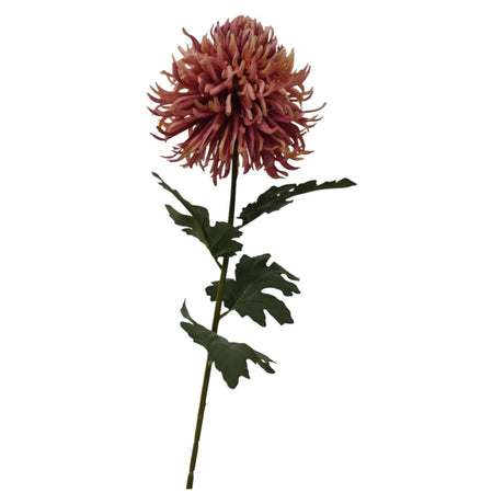 Palæ atmosfære kunstig blomst krysantemum orange 91x18x18cm