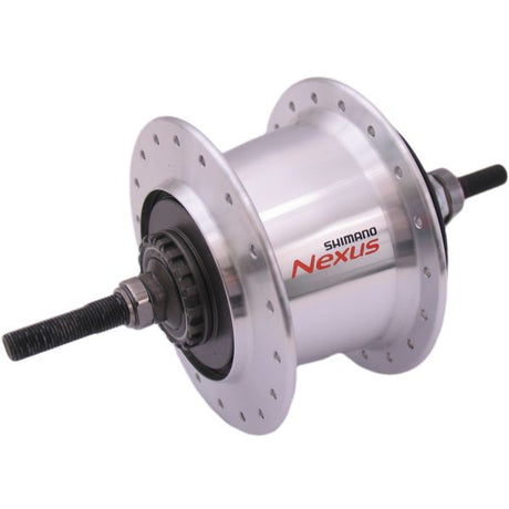 Shimano gearnav 7 gear nexus 7 sg-c3001 til rullebremser fælgbremse 36 huller - sølv
