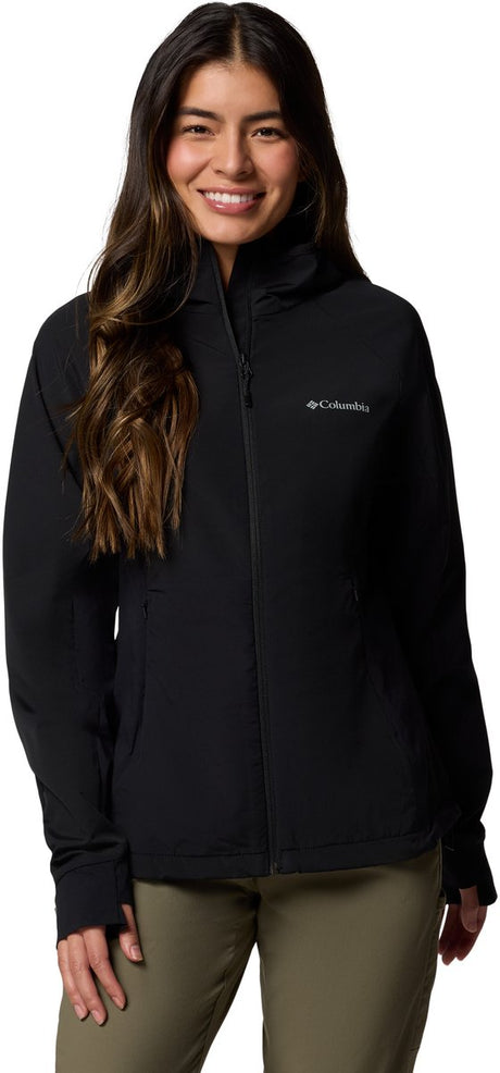 Columbia sweet as™ iii softshell-jakke med hætte til kvinder - sort