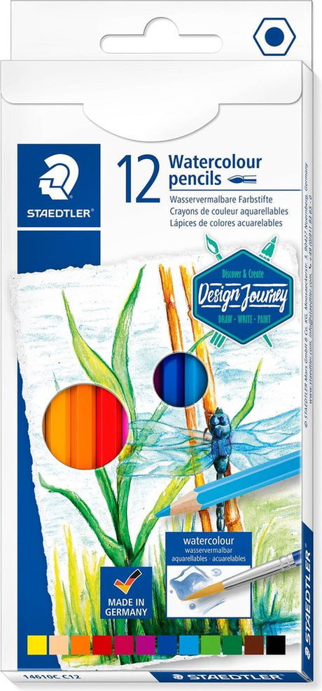 Staedtler akvarel farveblyanter - sæt med 12 stk