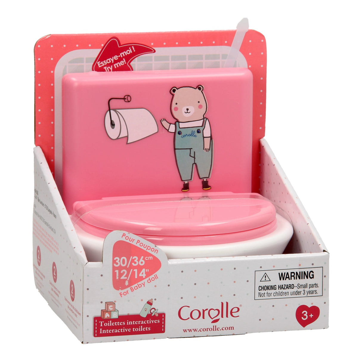Corolle mon grand pupon - interaktivt toilet