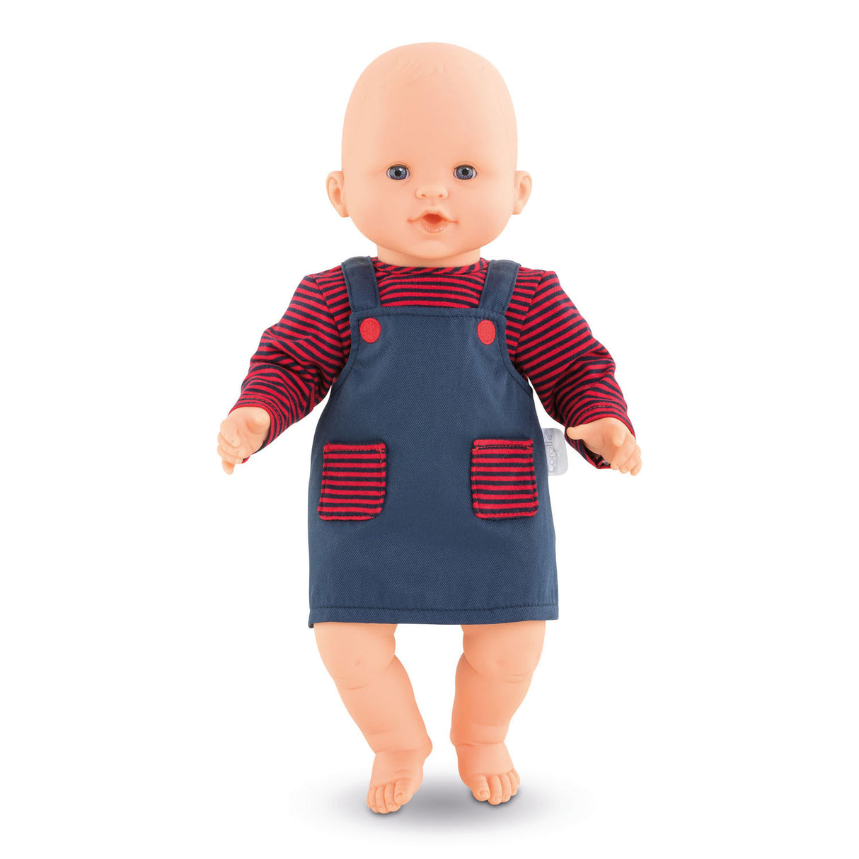 Corolle Mon Grand Poupon - Doll kjole stribet, 36 cm