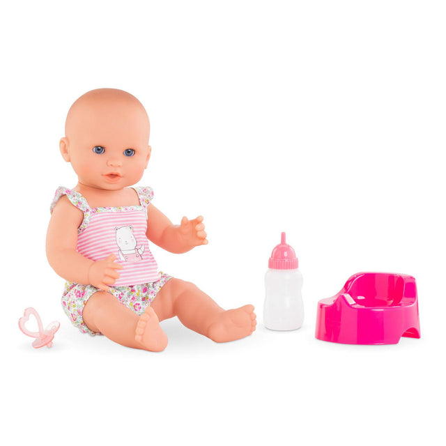 Corolle mon grand pupon drikke- og tissedukke - emma, 36 cm