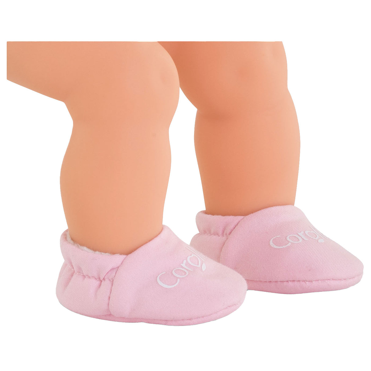 Corolle dukke hjemmesko pink - baby dukke tilbehør 30cm.
