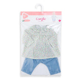 Corolle Mon Grand Poupon Dolls Bluse og Broek, 42 cm