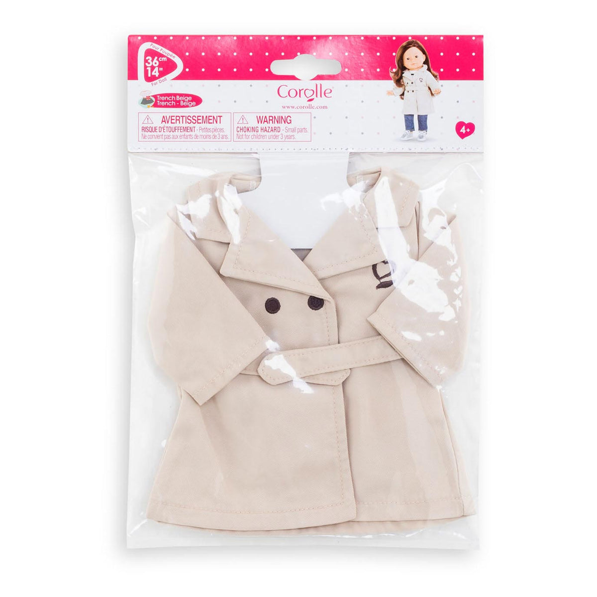 Corolle ma - dukkefrakke beige