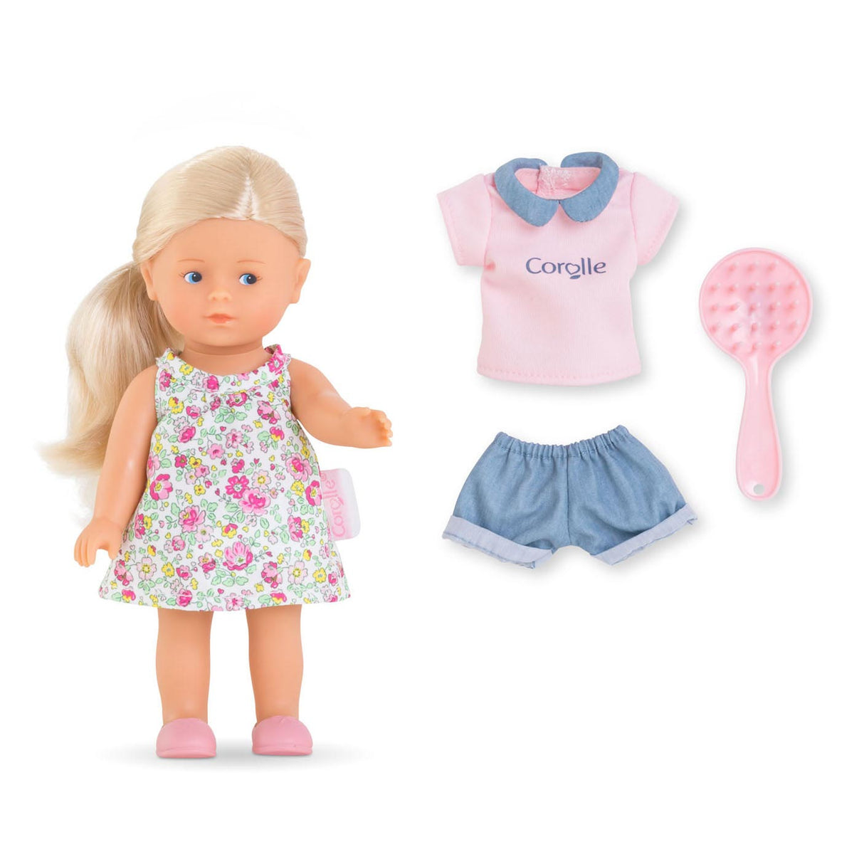 Corolle les trendies mini corolline dukke - rosenrød, 20cm