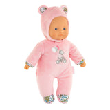 Corolle mon doudou sweet heart baby dukke pink bjørn, 30 cm