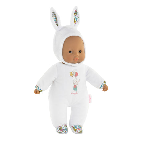 Corolle Mon Doudou Sweet Heart Babypop - Rabbit White, 30 cm