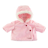 Corolle mon premier poupon jakke hjerter pink, 30cm