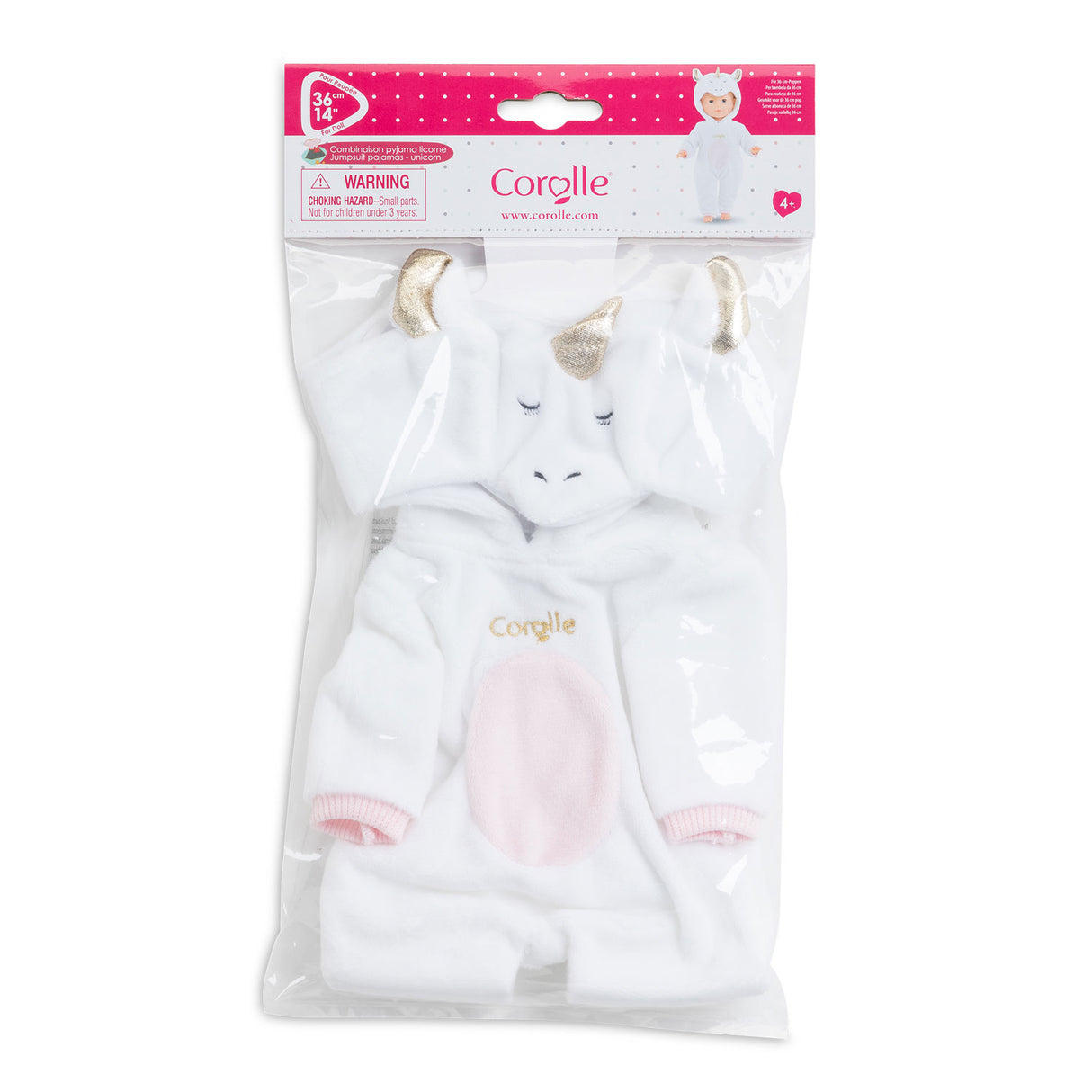 Corolle Ma jumpsuit pyjamas enhjørning, 36 cm