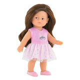 Corolle dukke enhjørning romy 20cm - mini corolline legesæt med tilbehør.