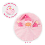 Corolle putteklud pink - tidoudou babyklud 17cm til babyer.